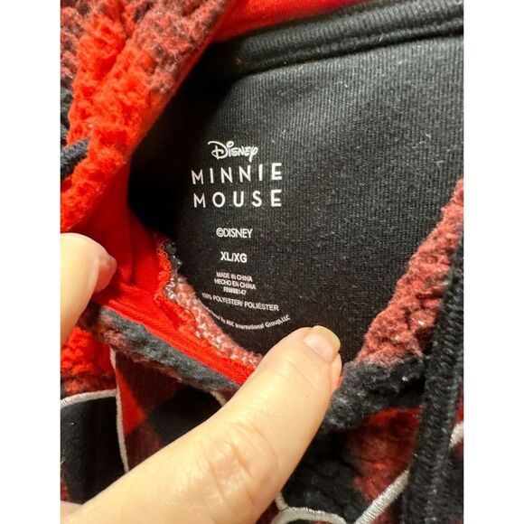 Disney Minnie‎ Mouse Fleece Hooded Night Gown - Picture 4 of 5